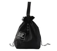 Hemlosk Bolsa Térmica Porta Alimentos PequeñA Bolsa Comida Trabajo, Nevera Portatil, Termica Porta Alimentos Pequeña, Merienda Infantil para Playa Picnic Camping Barbacoa(negro)