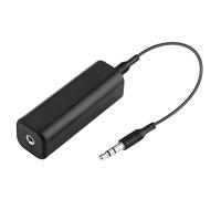 Hemlosk Ground Loop Noise Isolator, Aislador de Ruido de Bucle Tierra Aislador para el Ruido Circuito Puesto a Tierra para Sistema Audio Automóvil con Cable Audio Auxiliar 3,5 mm, Negro