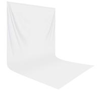 Hemmotop Fondo blanco de 3 x 6 m para fotografía, fondo blanco sin costuras, fondo de fotografía blanco para estudio de fotos