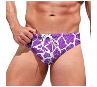 HEMNACU Bañador Slip de Natación Corto Ajustado para Hombre Ropa de BañO Natación Pantalones Cortos Hombre Ajustado Corto Bañador con Cordón de Tiro Slip para Hombre Ropa de Playa