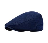 HEMNACU Boina de Verano para Hombre Transpirable de Malla Ajustable Gorra Plana Vasca Ivy Gorras de Pescador Irlandesa Ajustable de Conductor Cabbie Gatsby Boina Gorra de Periodista