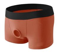 HEMNACU Calzoncillos Abiertos y Sexys Braguitas de Anillo Calzoncillos EróTicos con Anillo de Silicona Slips Frontales Abiertos y Sexys Bikini con Corte Hueco Ropa Interior para el Pene de Hombre