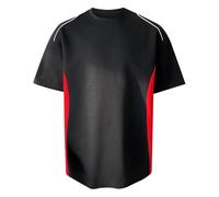 HEMNACU Camiseta Básica de Mezcla de Algodón Ajuste Casual Cómodo para el DíA A DíA Verano y Oficina Camisetas para Jóvenes con Capacidad de Enfriamiento Camiseta Hombre Manga Corta Transpirable