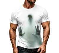HEMNACU Camiseta Casual para Un Auténtico Hip Hop Estilo Streetwear Se Adapta A Todo Tipo de Cuerpo y Hace Que Cualquier Outfit Sea Más Cool Camiseta de Algodón Oversize para Hombre con Estampado