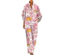HEMNACU Conjunto de Vacaciones de Verano Camisa de Blusa Manga Larga Camiseta Manga Larga Verano Blusa TúNica de Lino Elegante Original Tallas Grandes Blusas Largas para Damas