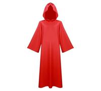 HEMNACU Uniforme con Capucha Celebrar Festivales de Carnaval y el Día del Libro Capa Hombre para Túnica Jedi con Capucha Capa de Halloween Navidad Fiesta Cosplay Disfraz Capa de Vampiro Túnica