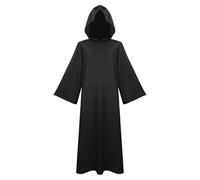 HEMNACU Uniforme con Capucha Celebrar Festivales de Carnaval y el Día del Libro Capa Hombre para Túnica Jedi con Capucha Capa de Halloween Navidad Fiesta Cosplay Disfraz Capa de Vampiro Túnica