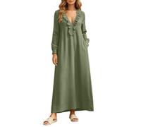 HEMNACU Vestido MusulmáN de Mujer Ropa de OracióN para Mujeres Caftanes Ropa áRabe Abaya Hijab MusulmáN IsláMica Algodón CaftáN Turco IsláMico Vestido Túnica Musulmana