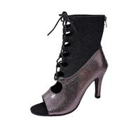 HEMNACU Zapatos de Baile con Cordones para Bailes de SalóN Latino Botas para el Oktoberfest Zapatos de Novia Sexys y Elegantes Calzado para Fiestas Salidas Nocturnas Ocasiones Especiales Discotecas