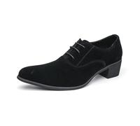 HEMNACU Zapatos de Salón de Mujer Tipo Brogue Oxford y Derby de Punta Redonda y con Cordones para el Trabajo Zapatos Elegantes de Vestir de Pu Mocasines para el Trabajo y el Día A Día