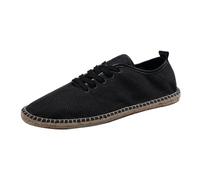 HEMNACU Zapatos Espadrilles de Hombre Al Aire Libre Punta Cerrada Mocasin Slip-On Zapatillas Casuales de Corte Bajo con Plataforma Zapatillas Casual de Lana Merino 3D Stretch Cordones SúPer Ligeros