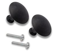 HEMNES - Perillas de metal de 32 mm, tornillos de pieza # 117615 # 119976 (paquete de 2) para accesorios de muebles IKEA