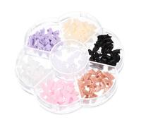 Hemobllo 1 caja Adornos para Uñas con Perlas y Lazos Acrílica Decoración Ligera para Manicura DIY Accesorios para Arte de Uñas Mujeres