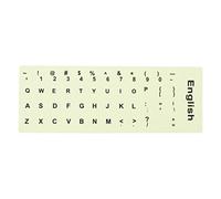 Hemobllo 1 Hoja Resplandor del Teclado Pegatina Pegatinas de español para Aprender Teclado del Ordenador portátil Teclado para Laptop Luminoso Accesorios Ruso Teclado Pegatinas