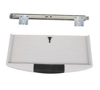 Hemobllo 1 juego Bandeja de Teclado Ergonómica Deslizante para Escritorio Soporte bajo Mesa con Rieles y Tornillos Organizador de Teclado y Mouse y la al