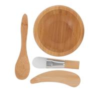 Hemobllo 1 juego Cuencos para y Accesorios de Maquillaje Set de Cuenco de de Máscara con Espátula y Brocha Herramientas de Cuidado DIY