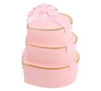 Hemobllo 1 Juego De Cajas De Con Forma De Corazón Cajas Nido Para San Valentín Cajas Nido Para Damas De Honor Cajas De Para San Valentín Cajas De Corazón Para Flores