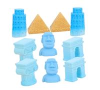 Hemobllo 1 Juego Modelos Arquitectónicos De Fama . Estatua De La Pirámide Decoraciones De Fiesta Piramidal Columna Romana Mini Pilar Romano Estatua Romana Resina