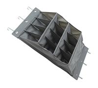Hemobllo 1 juego Organizador Colgante de Almacenamiento Detrás Puerta con Compartimentos Bolsa Multiusos para Ropa y Accesorios Instalación sin Taladros para Mantener y Organizado