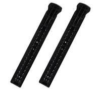 Hemobllo 1 Par de Estriberas para Kayak, Soporte para Pies para Barco, Pedal de Navegación de Nailon Negro, Diseño Engrosado, 1 Par, para Kayak y Balsa de Río, Uso Exterior