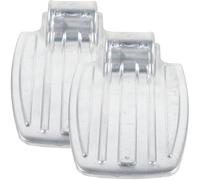 Hemobllo 1 Par de Reposapiés Metálico para Silla de Ruedas Orificio de 1,9 Cm, Antideslizante y Estable, Accesorio Elevable Compatible para Personas Mayores y Uso en Movilidad Diaria