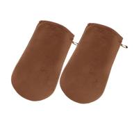 Hemobllo 1 par Guante Autobronceador Reutilizable para Aplicación de Loción Manopla Sol Material Suave y Cómodo Diseño para Uniforme y Absorción para Cuerpo y Espalda