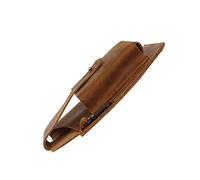 Hemobllo 1 Pieza riñonera Hombre Retro Bolsa de Almacenamiento de Cintura riñonera Deportiva pequeño cangurera Bolsa de Cintura Duradera Bolsa de Cintura Creativa Cuero Marrón