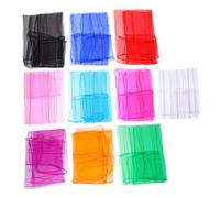 Hemobllo 10 Bufandas De Baile para Niños, Suaves Y De Gasa, para Jugar En El Escenario, Cuadradas Y Multicolores, para Actuaciones Preescolares Y Malabarismo.