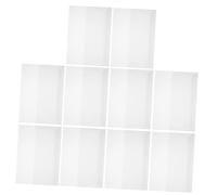 Hemobllo 10 hojas Fundas Plásticas Transparentes para Libros Protector Resistente al Agua y Desgaste para Textos Escolares y Documentos