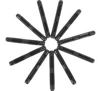 Hemobllo 10 Pares Ganchos de Silicona Negros para Gafas de Lectura y Deportivas, Antideslizantes y Elásticos, Ideales Ejercicios Intensos y Running