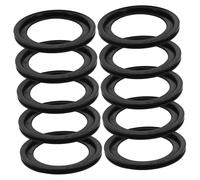 Hemobllo 10 Piezas Anillos de Sellado para Inodoro de Camper Junta de Silicona de Diámetro Interior Alta Elasticidad para Recambio Rv Reducción de Ruido y Fácil Instalación