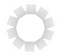 Hemobllo 10 piezas Bolsas Transparentes Reutilizables de PVC para y Pack de Prácticas y Elegantes para Bodas