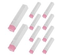 Hemobllo 10 Piezas Caja Organizadora de Brocas para Uñas y Caja de Almacenamiento de Brocas para Uñas Plástico Diseño Pequeño y Plano Portátil Evita Mezcla y Pérdida Estudios y Atención
