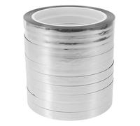 Hemobllo 10 Piezas Cinta Adhesiva de Aluminio Plateada para Arte Mural DIY, Acabado Reflectante Alto, Material Resistente y Ancho Mm, Longitud 50m para Decoración Industrial y Nórdica