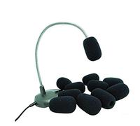 Hemobllo 10 Piezas de para Micrófono Lavalier Cubiertas Antiviento Pequeñas de Espuma de 10 Mm para Grabación Compatible Micrófonos de Estudio y Conferencias