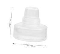 Hemobllo 10 piezas Tapones para Botellas de Vino Vidrio Transparente de Reutilizables y Herméticos para Preservar Bebidas Sellado Seguro para Botellas de Vino y Cerveza