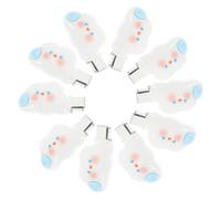 Hemobllo 10 Pinzas Pelo Pequeñas Forma de Nube para Niñas, Clips de Abs y Hierro que Sujetan el Flequillo de Forma Segura y Fácil de Usar