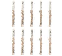 Hemobllo 10 Rollos de Mezuzá en Papel Beige Resistente y Portátil de Bendición Judía para Puertas Decoración Religiosa Hogar Adecuado para Ambientes Interiores