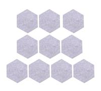 Hemobllo 10 Tableros de Anuncios de Fieltro Función para Colgar Llaves y Reloj para Oficina y Escuela, Paneles Acústicos Decorativos