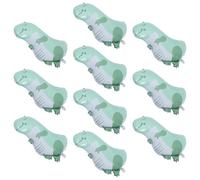 Hemobllo 10 Unidades Globos de Aluminio de Dinosaurio Verdes para Ambientación de Cumpleaños y Eventos Infantiles, Diseño Resistente y Versátil Adecuado para Fiestas y Shower