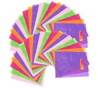 Hemobllo 100 Piezas Bolsas de Obsequio de Plástico para Envolver Bolsas de Plástico para Obsequio Decorativas de Boca Plana para Comunión