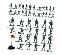 Hemobllo 100 Piezas Conjunto de Mini Figuras de Soldados de Guerra para Miniatura Juguetes Educativos y Decoración de Mesas de Arena