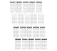 Hemobllo 100 Piezas Cuaderno de Presupuesto Doméstico, Libro de Contabilidad para Llevar Parte, Papel Negro, Seguimiento de Gastos y Categorización Clara, para Pequeños Negocios y Equipos,