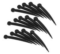Hemobllo 100 Piezas de Picos de Pájaro de Plástico Negro para Muñecas y Palomas Diseño Realista, Mejora de Detalles y Creatividad DIY en Manualidades
