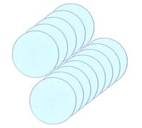 Hemobllo 100 Piezas Fichas Plásticas Transparentes para Bingo y Póquer Contadores para y Aprendizaje Matemático Fichas