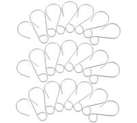 Hemobllo 100 piezas Ganchos S Tipo para Fundas de Asiento de Coche Instalación Fácil para Reparación y Fijación de Cubreasientos Compatibles con Varios Práctica para Interior Vehículo