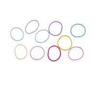 Hemobllo 100 piezas Gomas Pelo Niña Elásticas Multicolor Bandas de para Niñas Sujetadores de Cabello Flexibles para Peinados Diarios