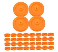 Hemobllo 100 Piezas Poleas Plásticas para DIY Silenciosa de Correa Accesorios Compactos para Juguetes y Prácticas para Reparación y Enseñanza de Mecánica Infantil