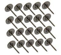 Hemobllo 100 Piezas Tachuelas de Tapicería de Hierro para Colgar Cuadros con Cabeza Clavos Decorativos para Pintado Uñas y Duraderas para Fijar Paredes