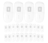 Hemobllo 100 piezas Uñas de Práctica Transparente para Arte de Uñas Puntas Flexibles para Manicura Profesional Muestrario Ligero para Mejorar Habilidades de Nail Art